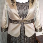 Gold Blazer with Dress